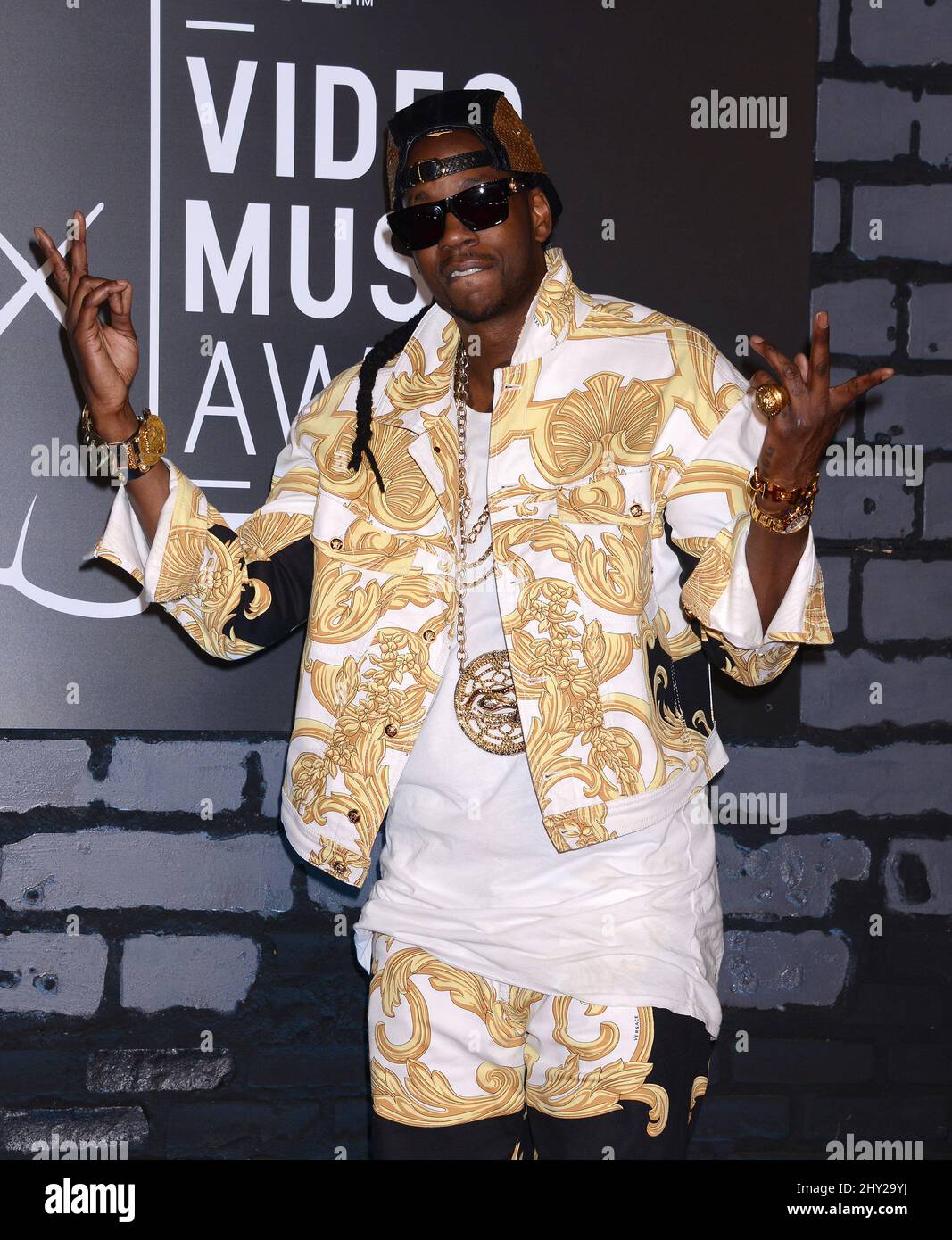 2 Chainz nimmt an den MTV Video Music Awards 2013 im Barclay Center, Brooklyn, New York, Teil. Stockfoto