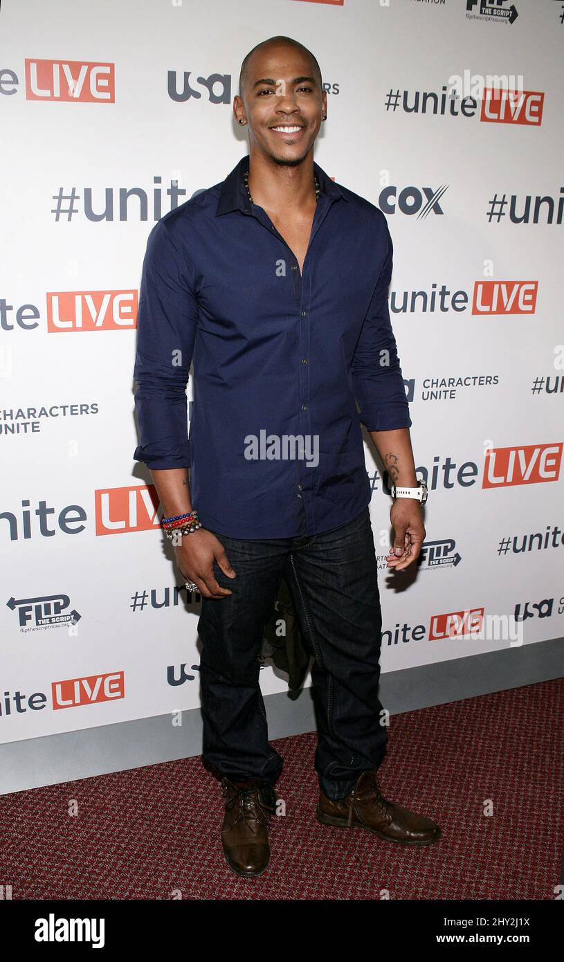 Mehcad Brooks beim UniteLIVE: The Concert to Rock Out Bullying im Thomas & Mack Center in Las Vegas, USA. Stockfoto