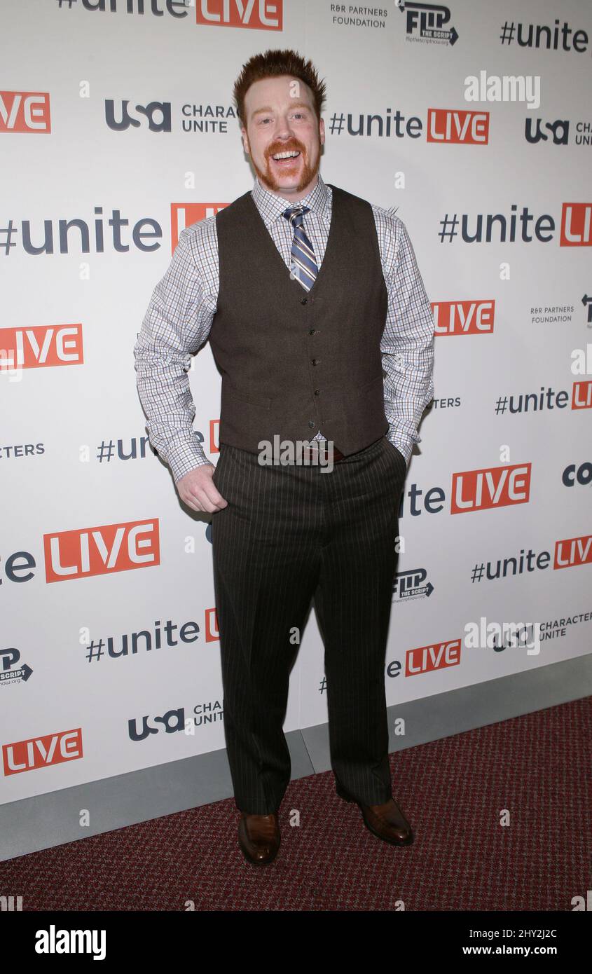 Sheamus beim UniteLIVE: The Concert to Rock Out Moblying im Thomas & Mack Center in Las Vegas, USA. Stockfoto