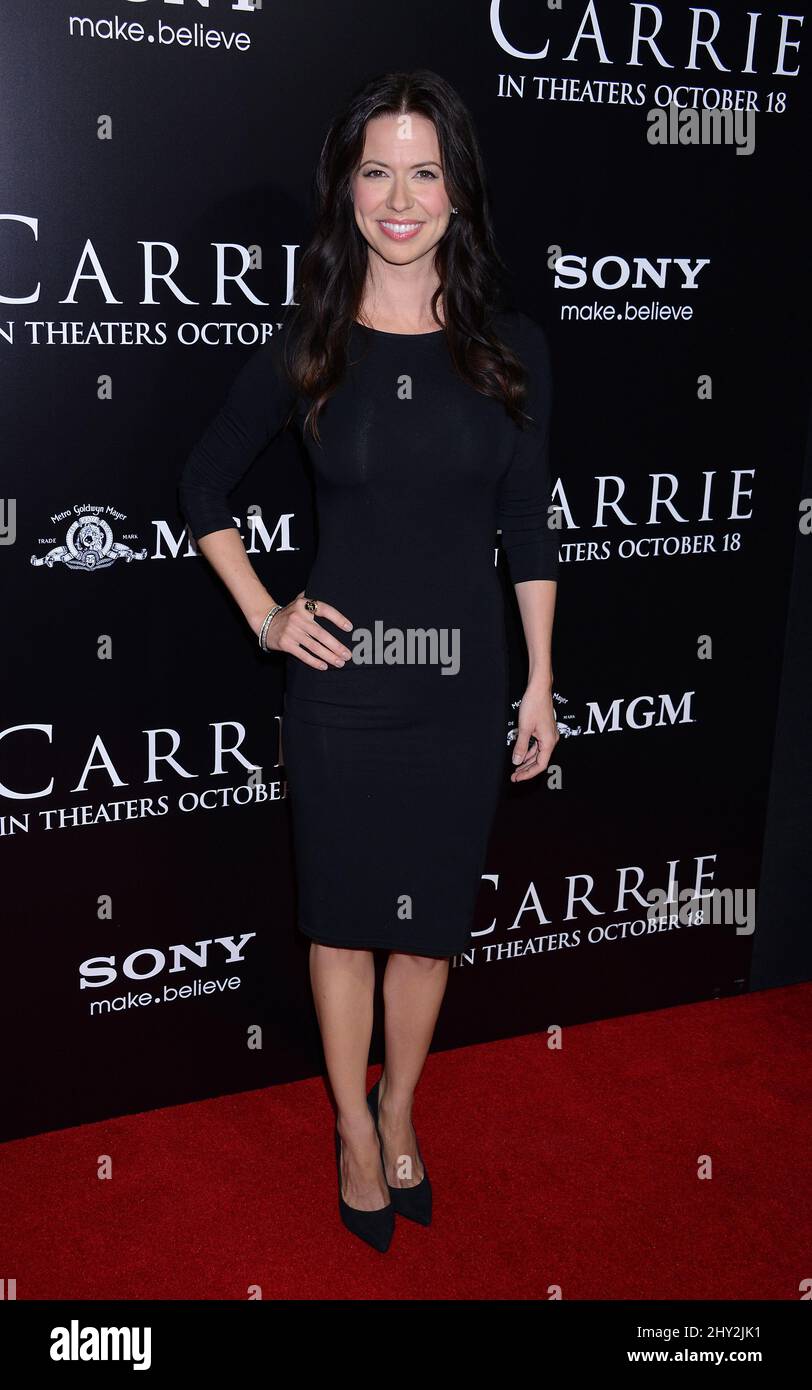 Joy Williams von den Bürgerkriegen bei der Premiere von 'Carrie' in Los Angeles, Kalifornien. Stockfoto