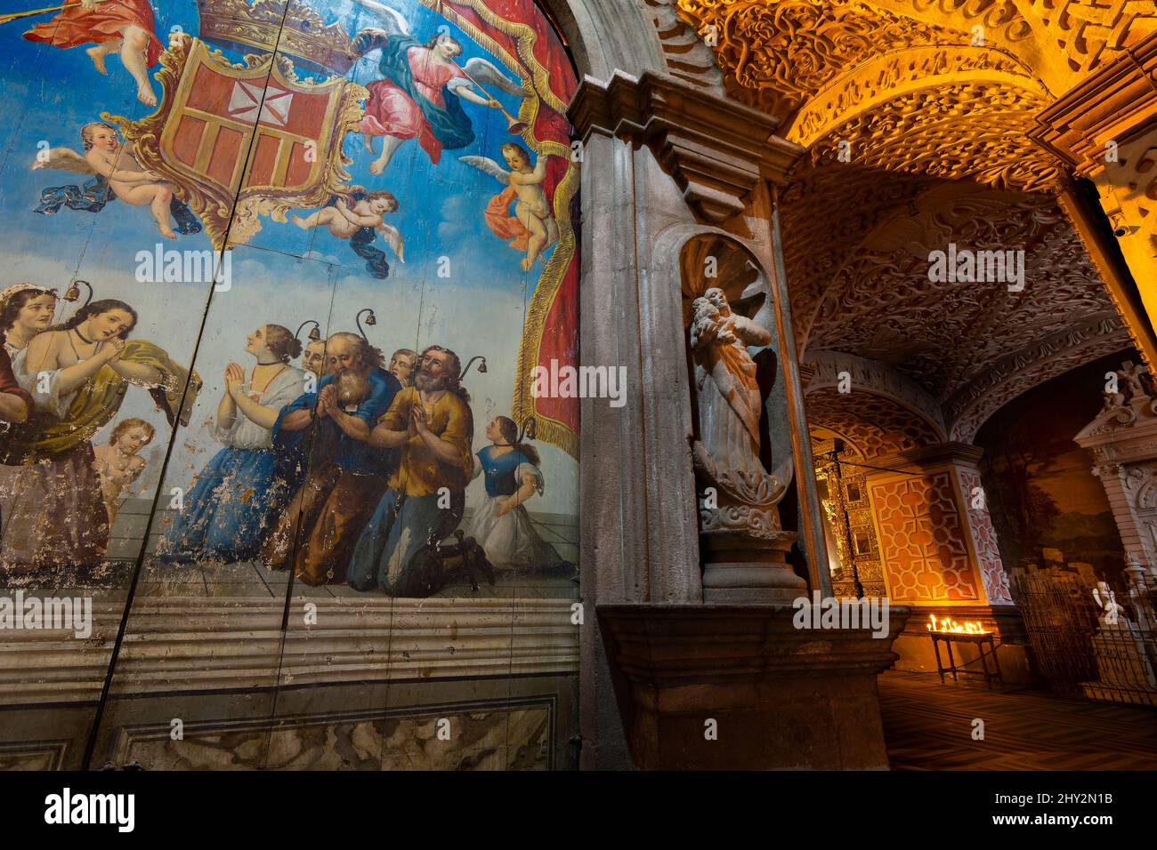 Basilica de Nuestra Señora de la Merced (Iglesia de Nuestra Señora de La Merced), Quito, Ecuador Stockfoto