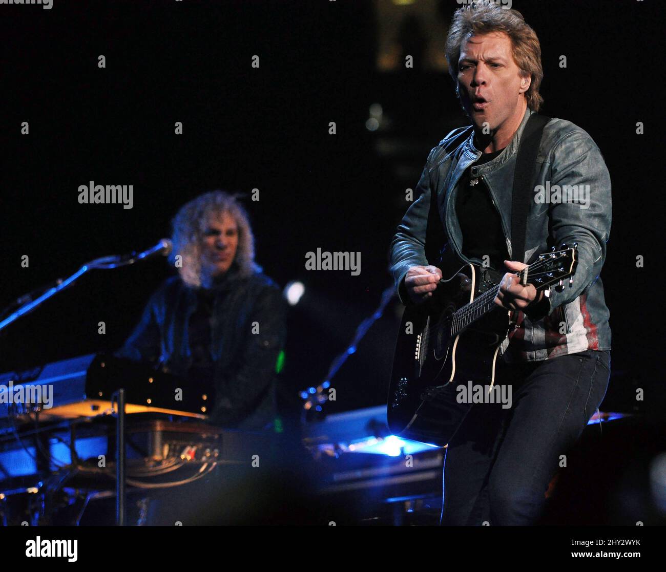 Bon Jovi tritt während seiner „because We Can“-Tour in der PNC Arena auf Stockfoto