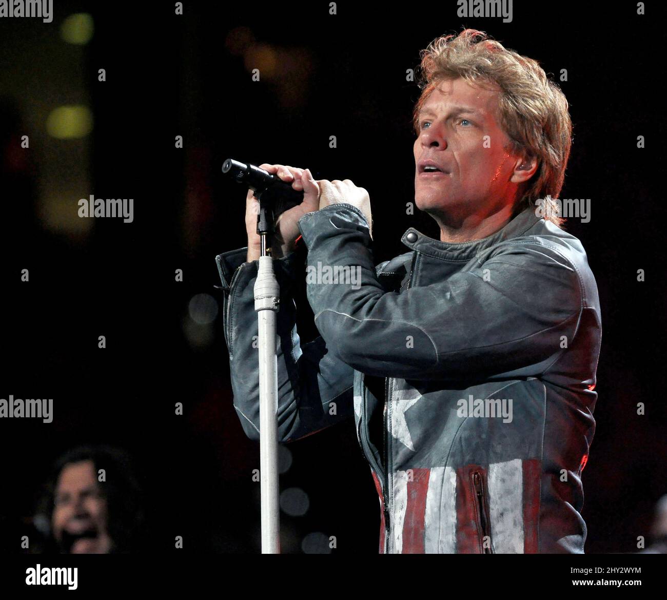 Bon Jovi tritt während seiner „because We Can“-Tour in der PNC Arena auf Stockfoto