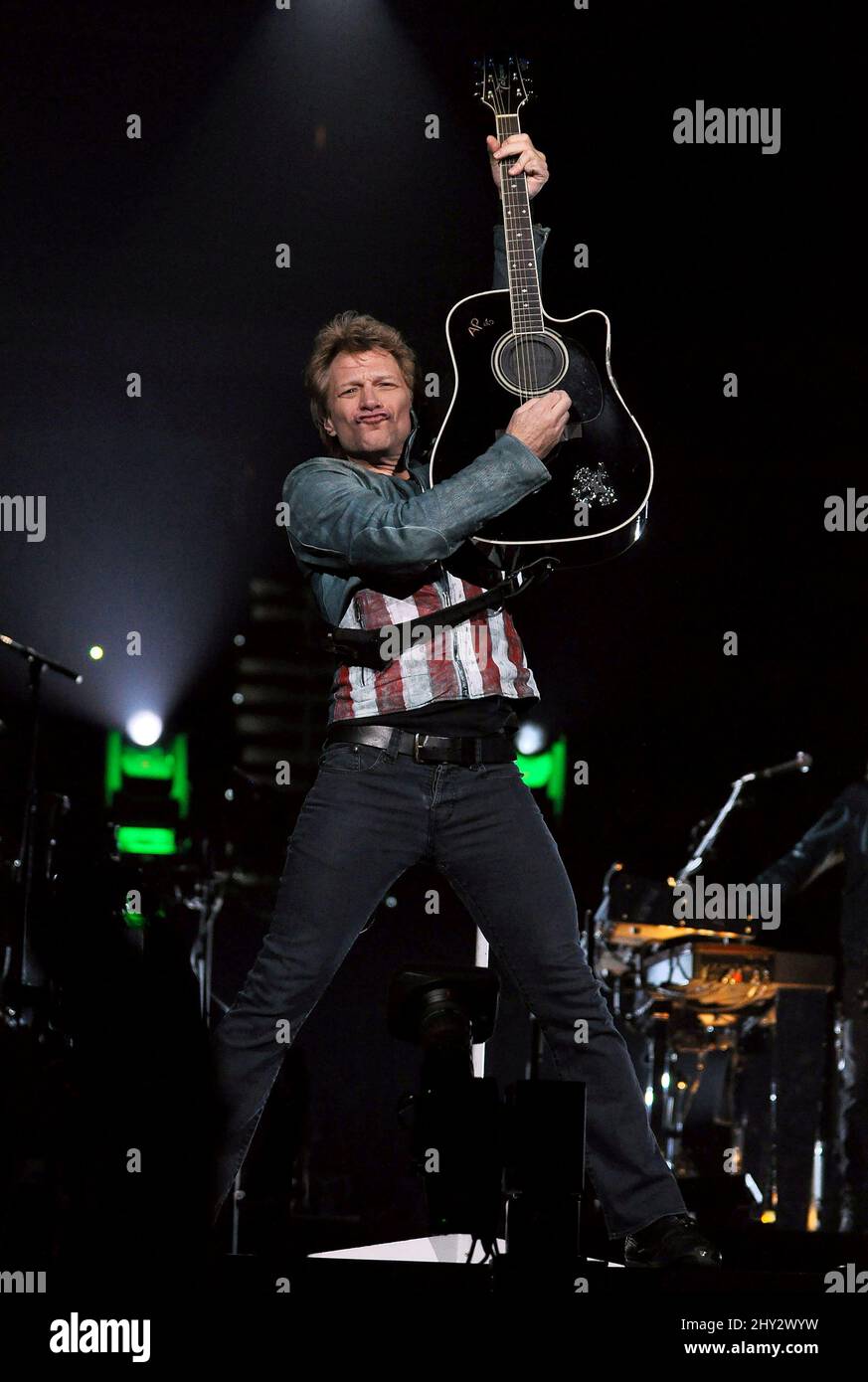 Bon Jovi tritt während seiner „because We Can“-Tour in der PNC Arena auf Stockfoto