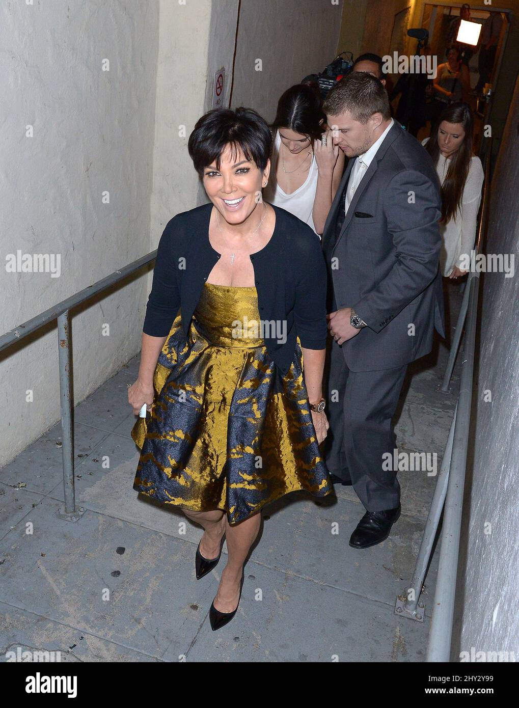Kris Jenner nimmt an der Abschlussfeier des All Sports Film Festivals im El Portal Theatre Teil Stockfoto
