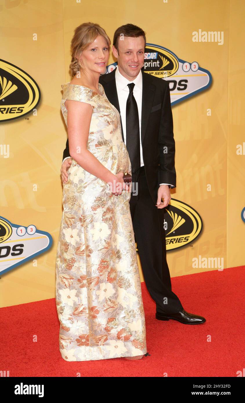 Katie Kenseth, Matt Kenseth bei den Nascar Sprint Cup Series Awards 2013 in Las Vegas, Nevada. Stockfoto