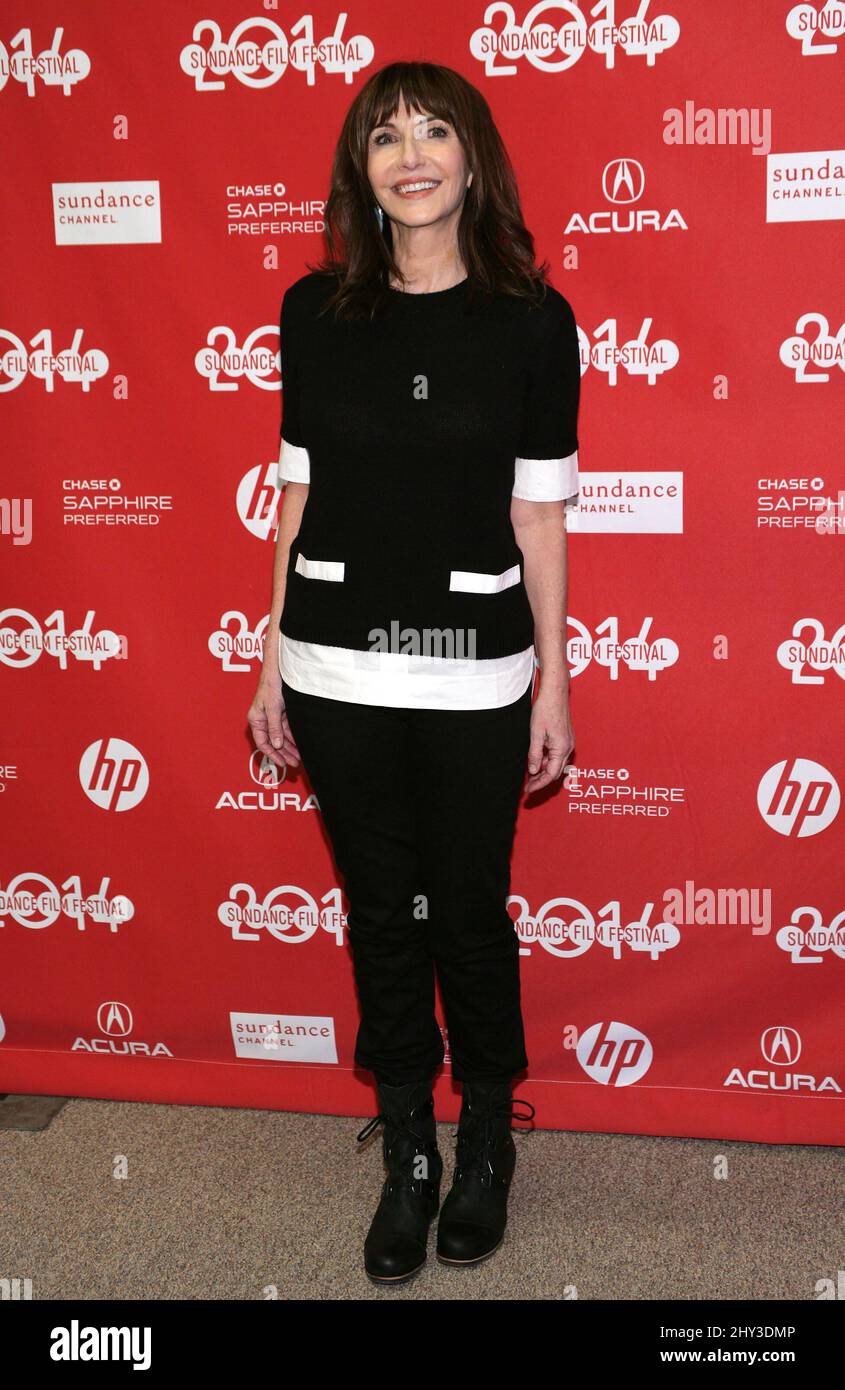 Mary Steenburgen, die für den SONG ONE Premiere beim Sundance Film Festival 2014 im Eccles Theater in Park City, Utah, eintrifft. Stockfoto