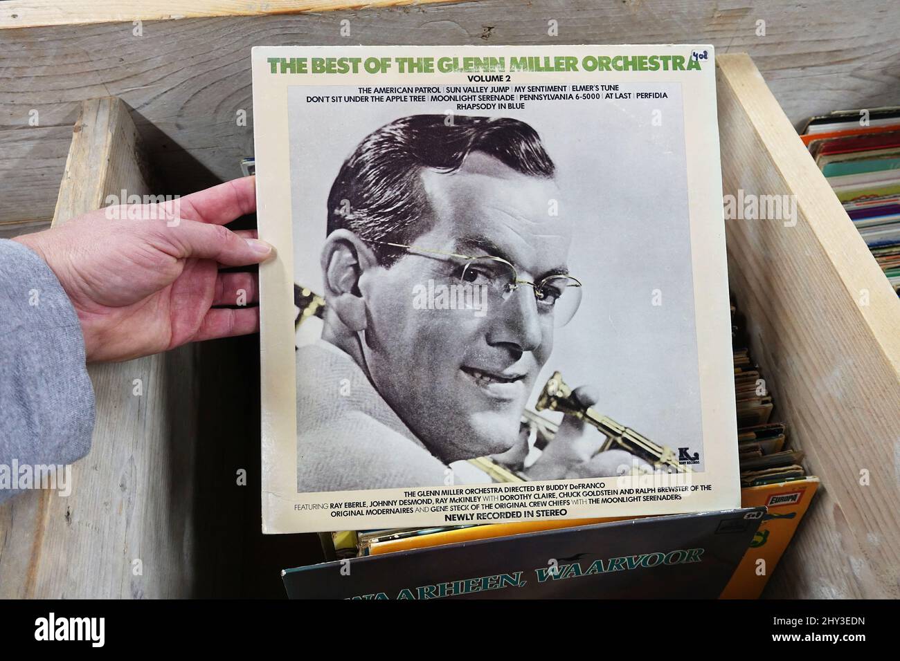 Album: Das Beste vom Glenn Miller Orchestra Stockfoto