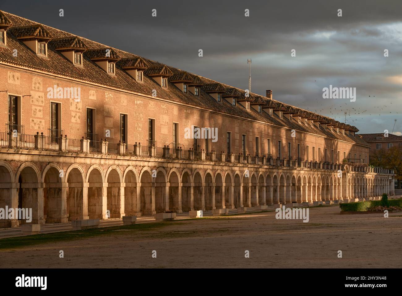 Haus der Trades und Ritter auf der Plaza de Parejas in Aranjuez, Madrid, Spanien, Europa Stockfoto