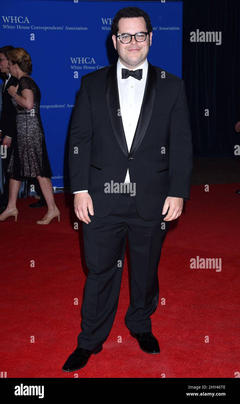 Josh Gad nahm am White House Correspondenten Association Dinner im Hilton Hotel in Washington DC Teil. Stockfoto