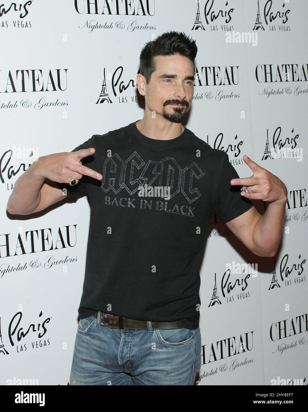 Kevin Richardson nimmt an der offiziellen Post-Concert Party der Backstreet Boys, dem Chateau Nightclub & Rooftop, dem Paris Hotel and Casino in Las Vegas, Nevada, Teil. Stockfoto