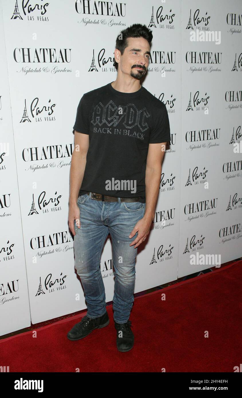 Kevin Richardson nimmt an der offiziellen Post-Concert Party der Backstreet Boys, dem Chateau Nightclub & Rooftop, dem Paris Hotel and Casino in Las Vegas, Nevada, Teil. Stockfoto