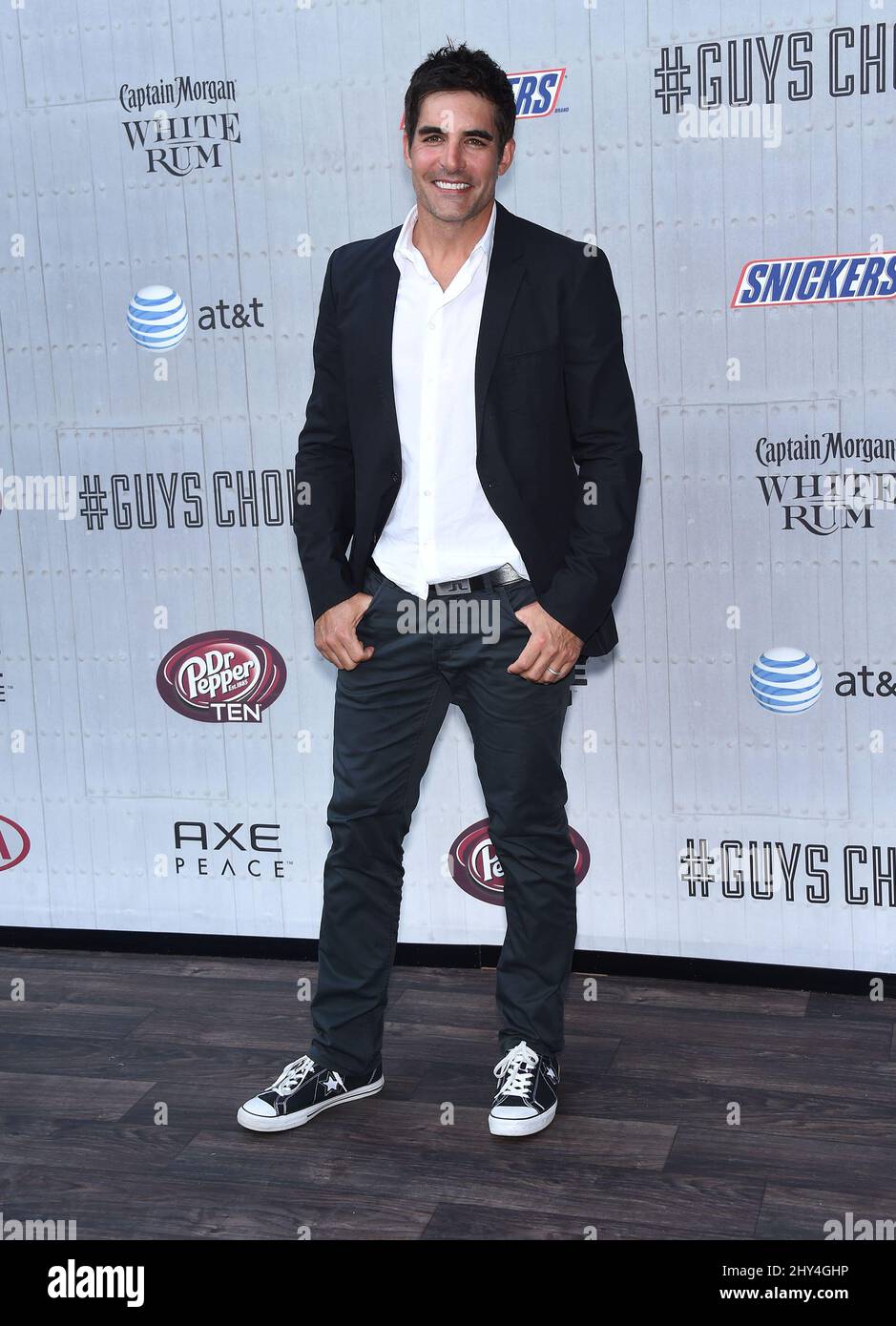 Galen Gering kommt zu den 2014 Guys Choice Awards von Spike TV in den Sony Studios, Culver City. Stockfoto