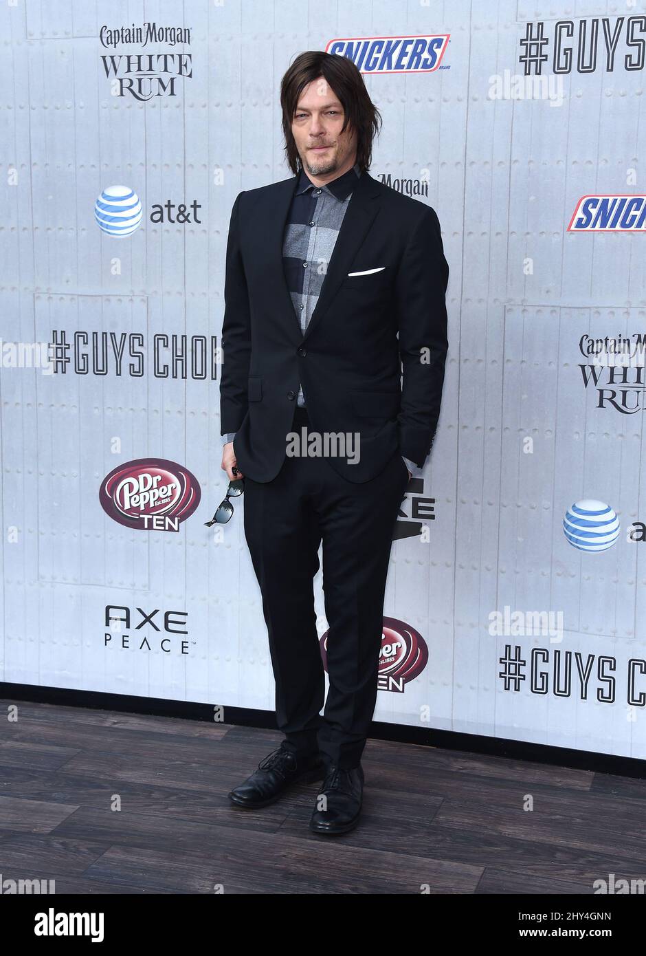 Norman Reedus kommt zu den 2014 Guys Choice Awards von Spike TV in den Sony Studios, Culver City. Stockfoto