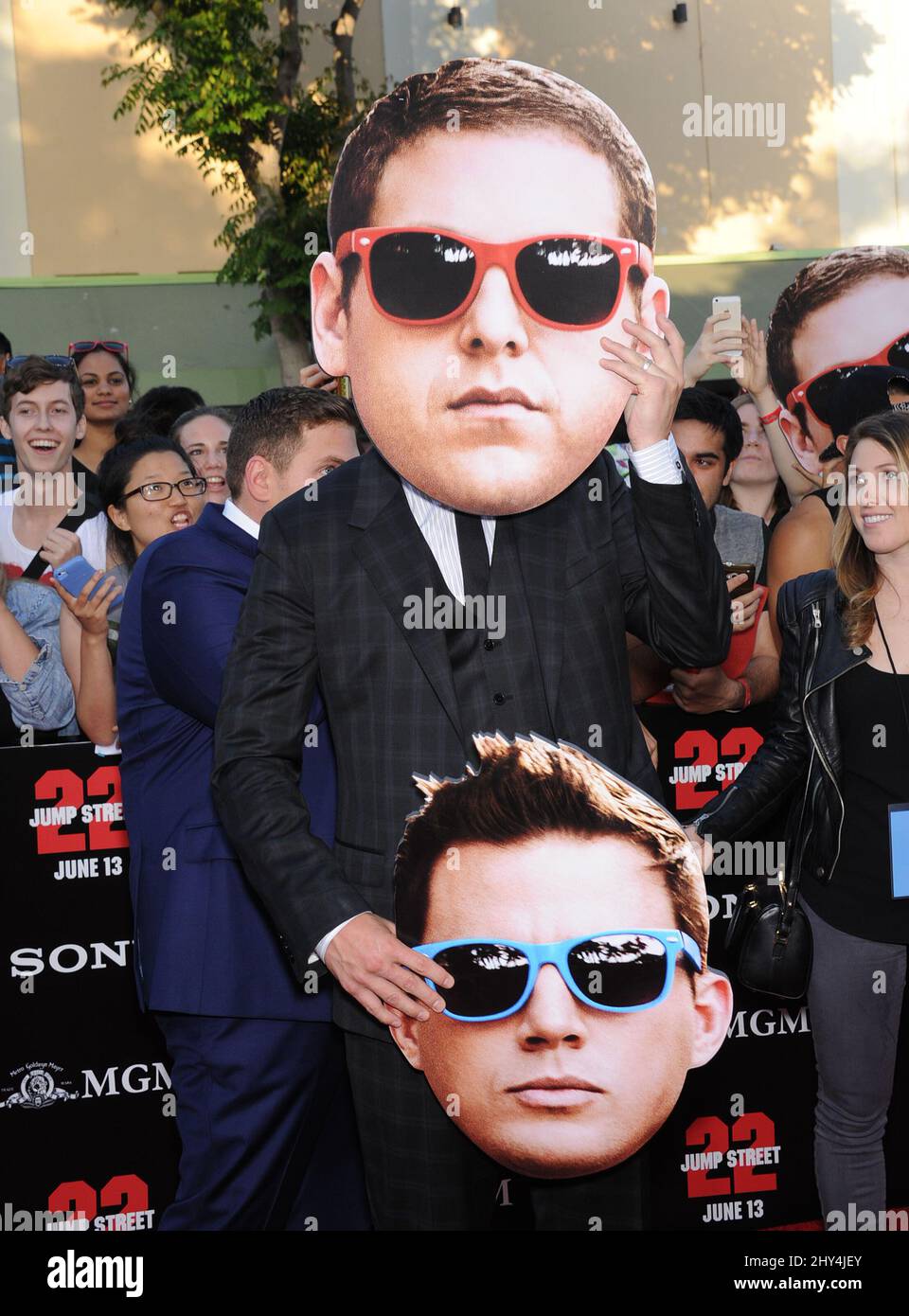 Channing Tatum bei der Jump Street Weltpremiere 22 in Los Angeles Stockfoto