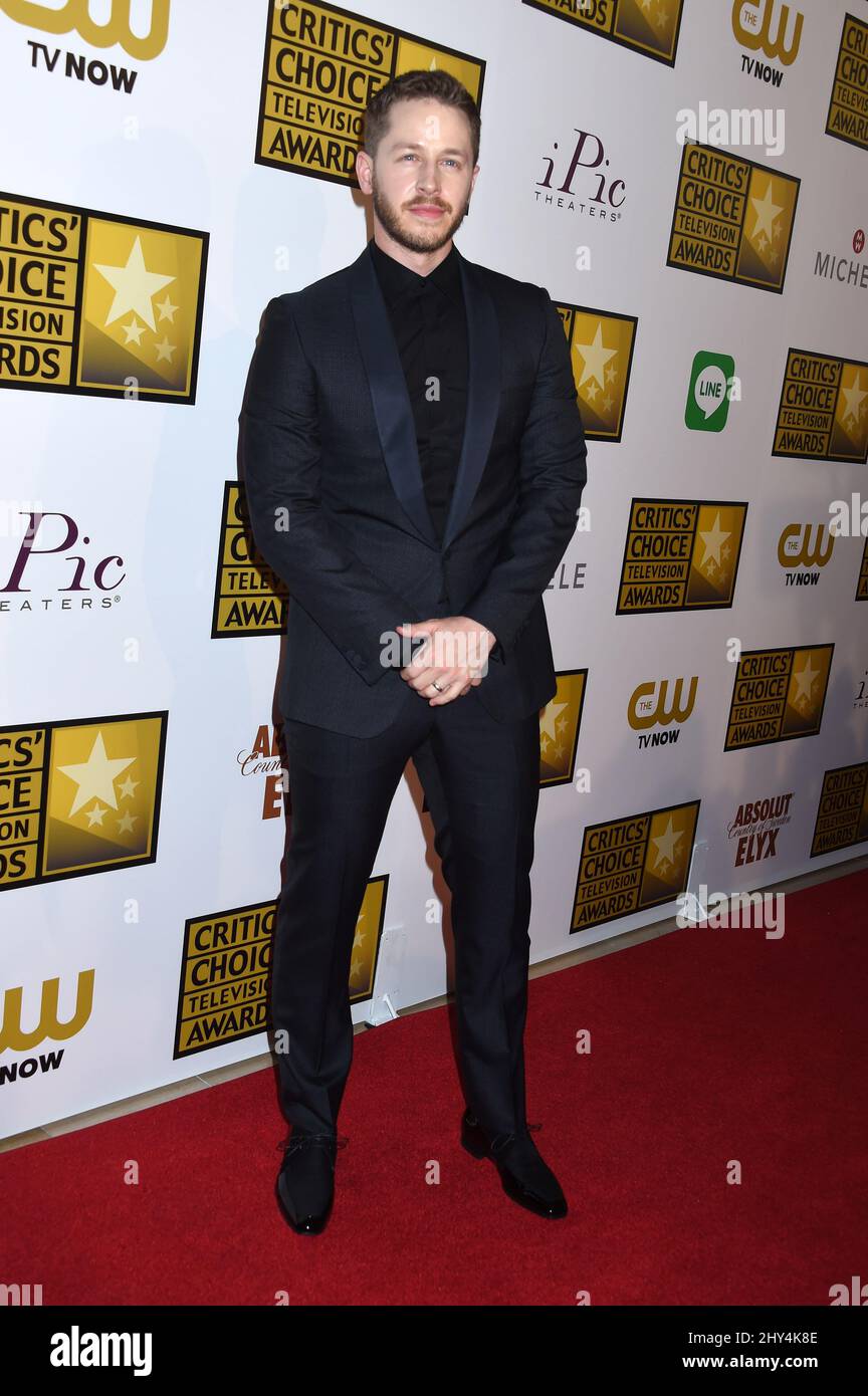 Josh Dallas nimmt an den Critics' Choice Television Awards 2014 im Beverly Hilton Hotel in Los Angeles, USA, Teil. Stockfoto