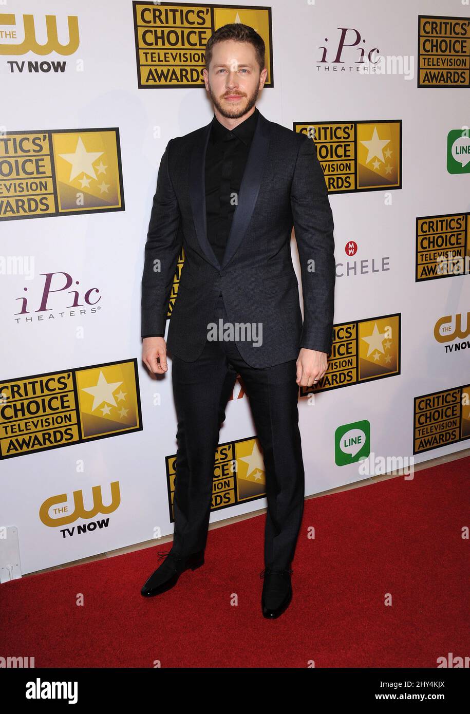 Josh Dallas nimmt an den Critics' Choice Television Awards 2014 im Hilton Hotel in Los Angeles, Kalifornien, Teil. Stockfoto