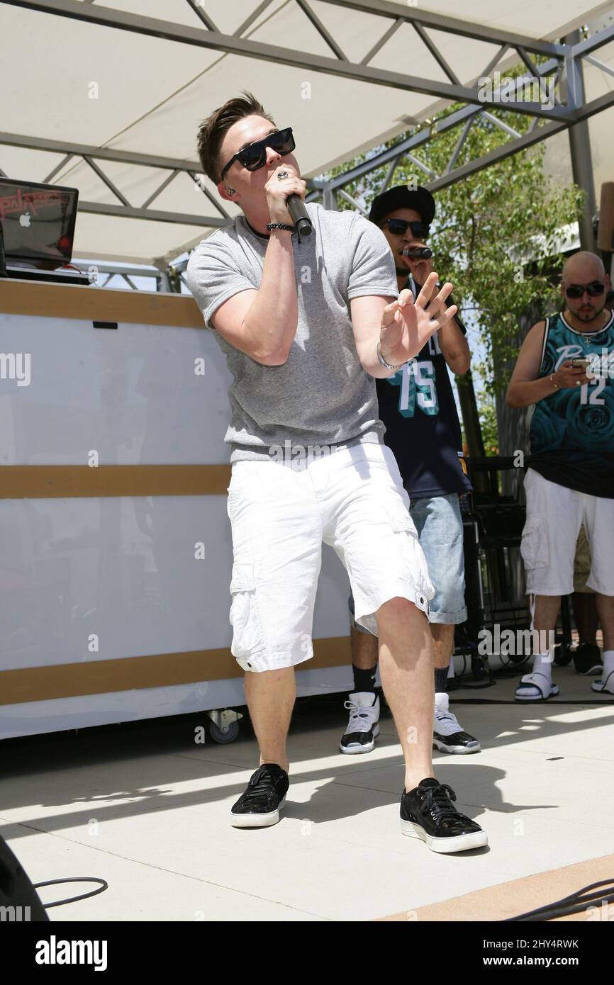 Jesse McCartney nimmt an den Freitagen von Graben in Las Vegas Teil. Stockfoto