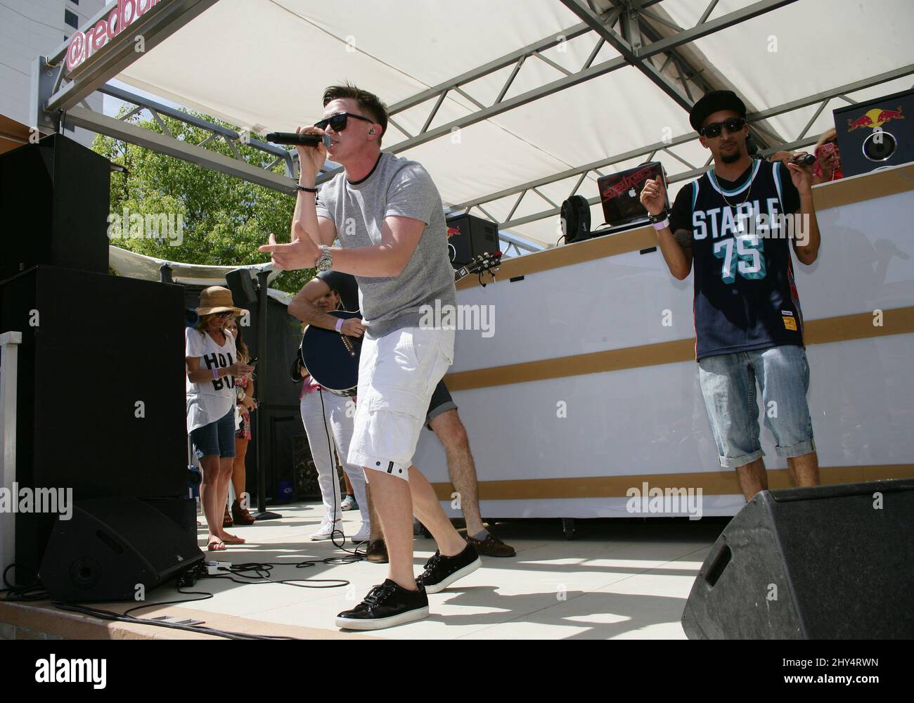 Jesse McCartney nimmt an den Freitagen von Graben in Las Vegas Teil. Stockfoto