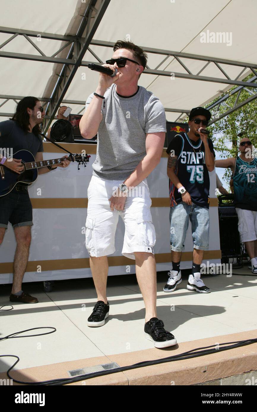 Jesse McCartney nimmt an den Freitagen von Graben in Las Vegas Teil. Stockfoto