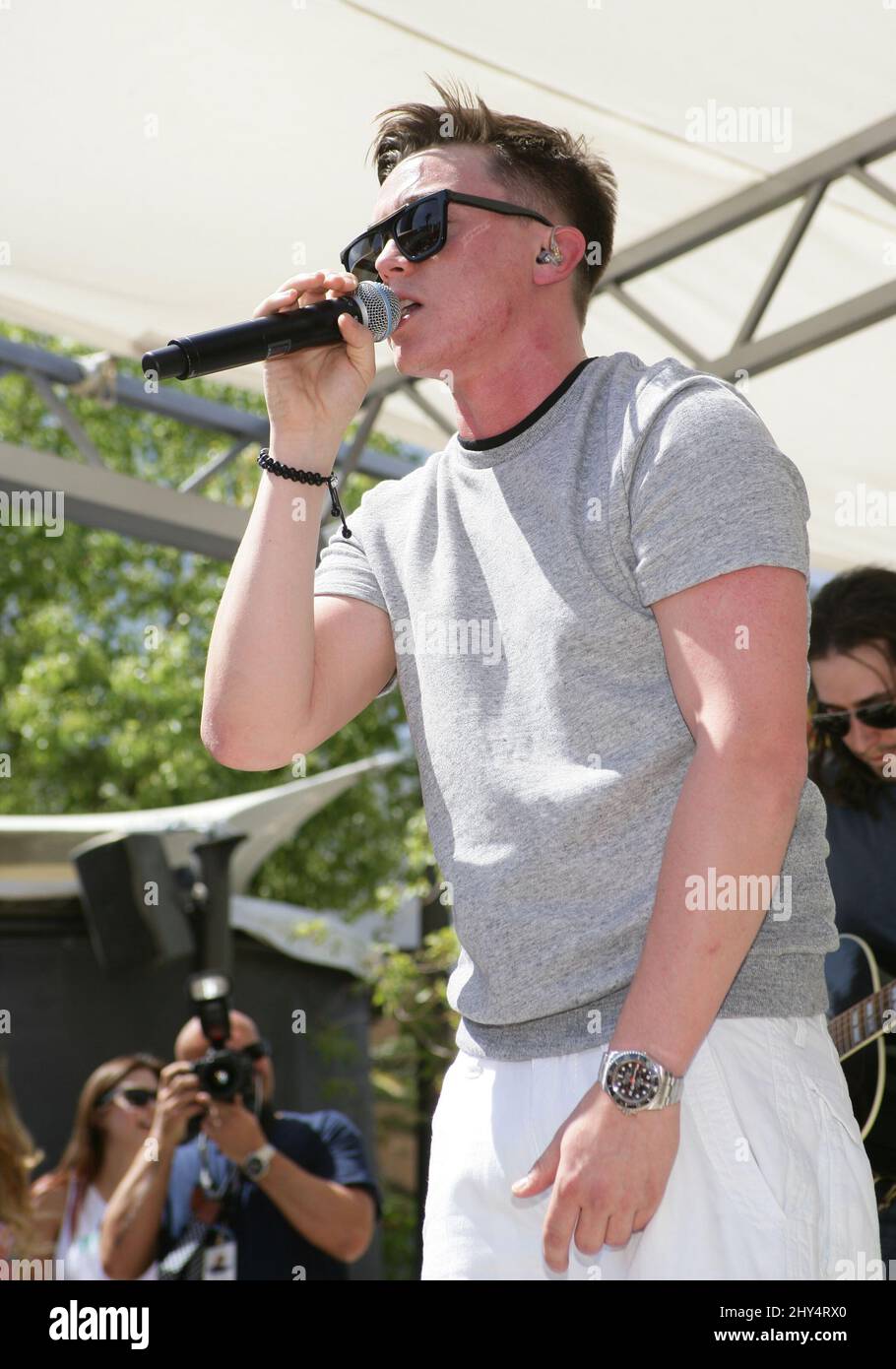 Jesse McCartney nimmt an den Freitagen von Graben in Las Vegas Teil. Stockfoto