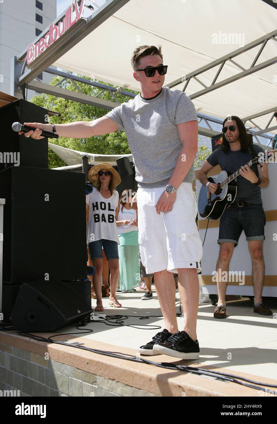 Jesse McCartney nimmt an den Freitagen von Graben in Las Vegas Teil. Stockfoto