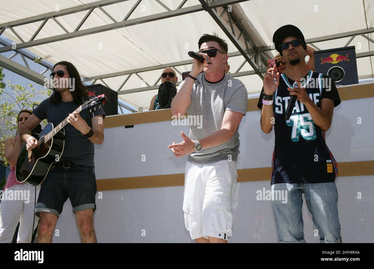 Jesse McCartney nimmt an den Freitagen von Graben in Las Vegas Teil. Stockfoto
