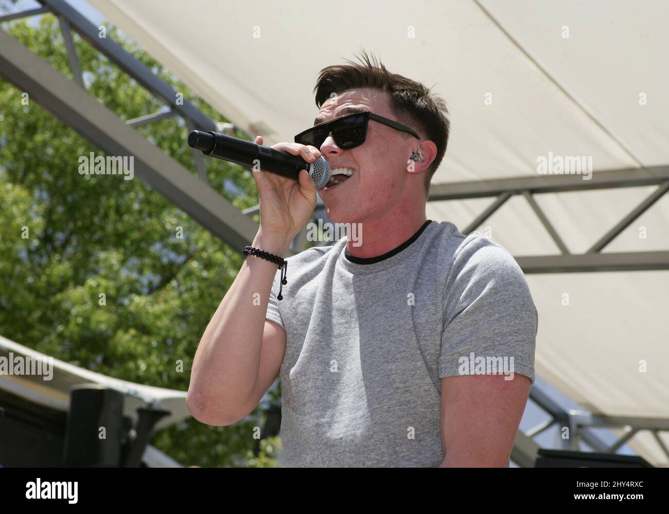 Jesse McCartney nimmt an den Freitagen von Graben in Las Vegas Teil. Stockfoto