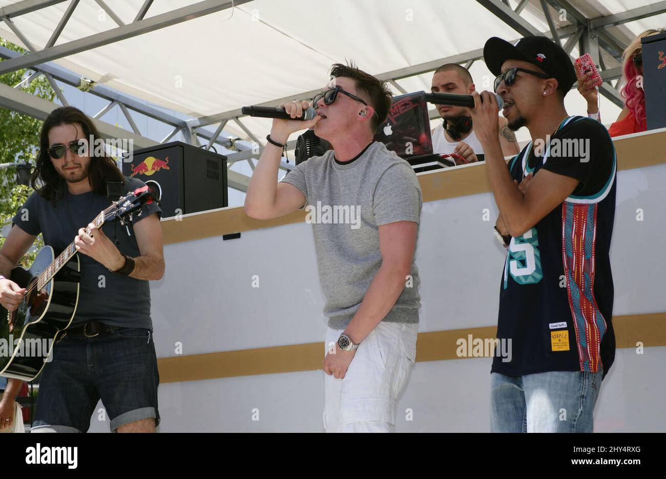 Jesse McCartney nimmt an den Freitagen von Graben in Las Vegas Teil. Stockfoto