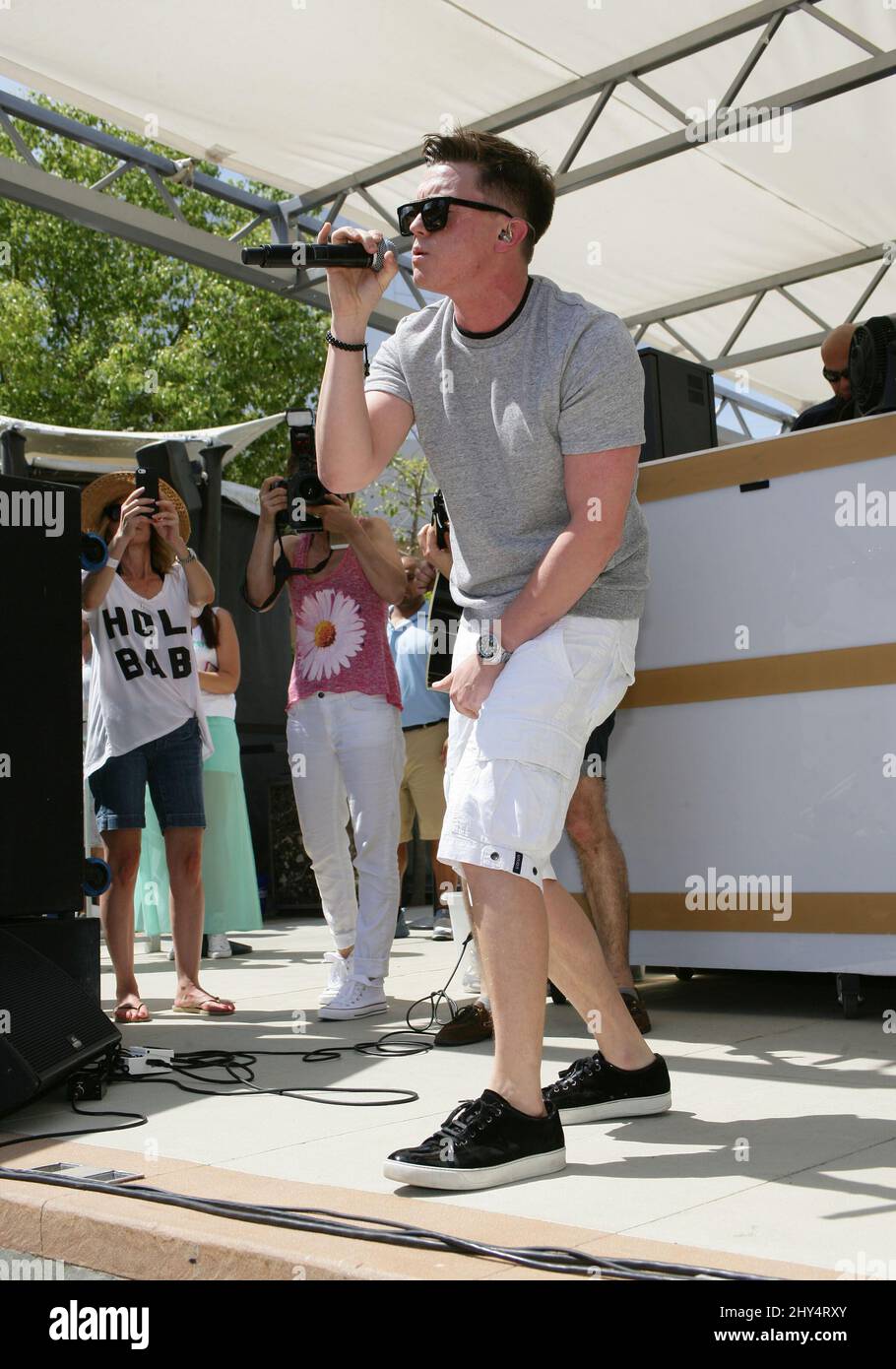 Jesse McCartney nimmt an den Freitagen von Graben in Las Vegas Teil. Stockfoto