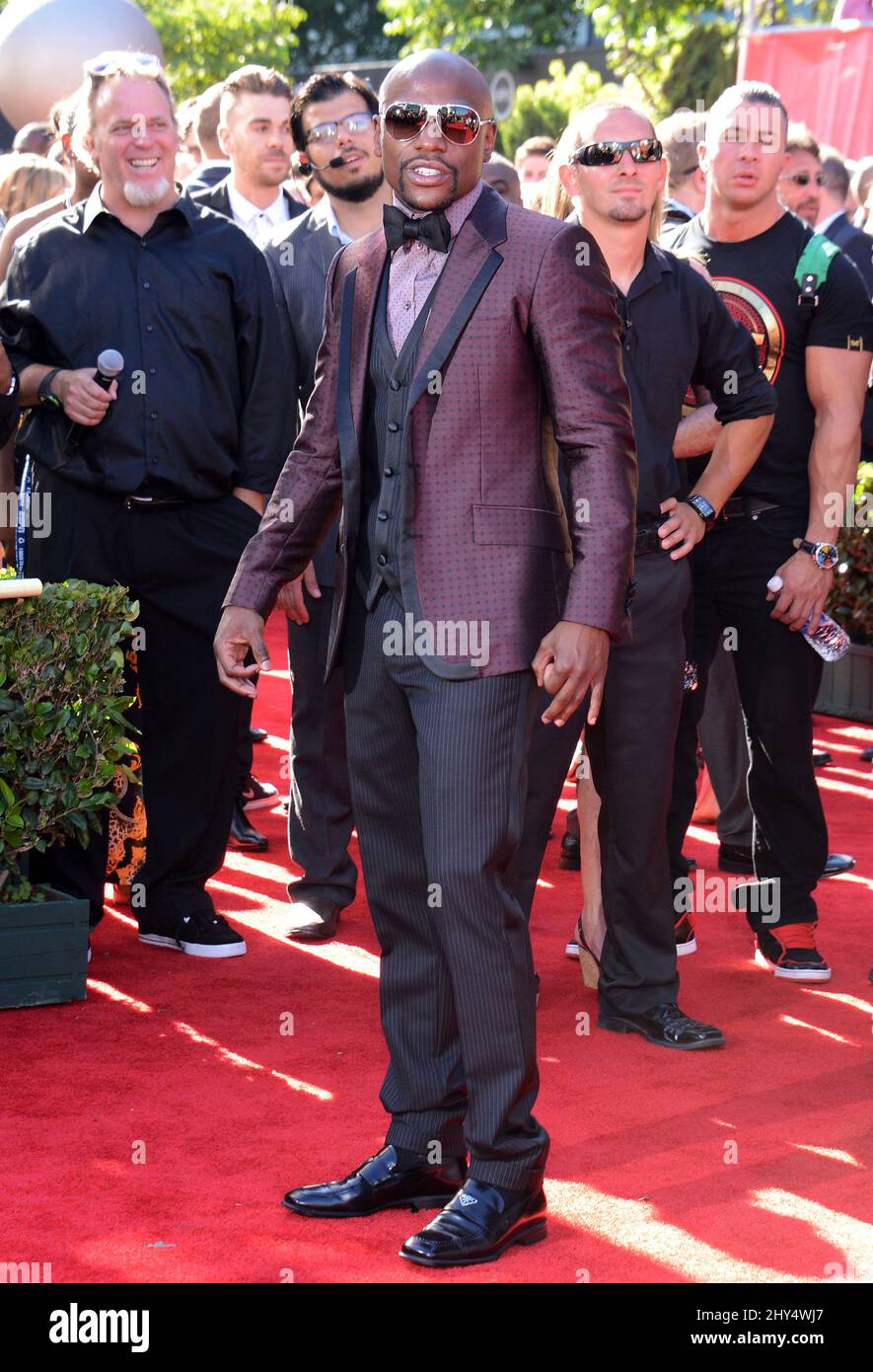 Floyd Mayweather Jr. bei der ESPYS 2014 Stockfoto