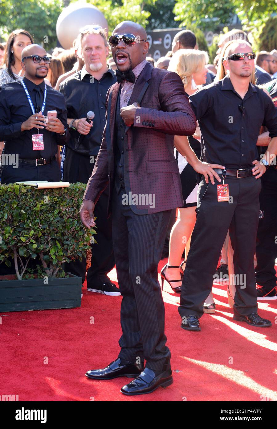 Floyd Mayweather Jr. bei der ESPYS 2014 Stockfoto