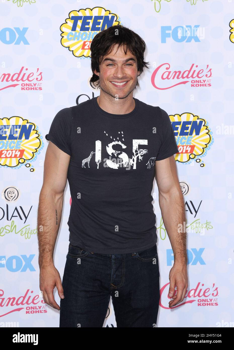 Ian Somerhalder kommt zu den Teen Choice Awards 2014 im Shrine Auditorium, Los Angeles. Stockfoto