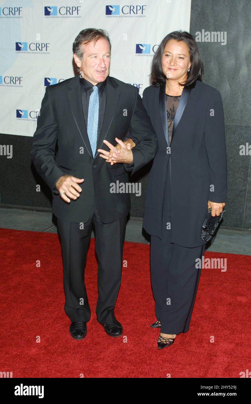 DATEI-FOTO: Robin Williams stirbt mit 63 Jahren. Robin Williams und seine Frau bei „A Magical 