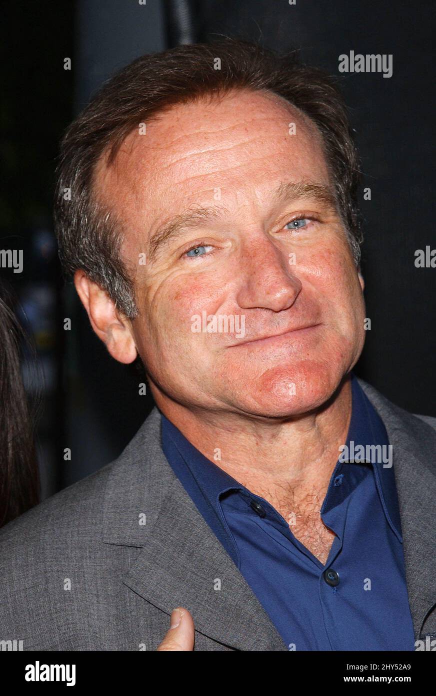 DATEI-FOTO: Robin Williams stirbt mit 63 Jahren. Robin Williams bei der Premiere von „Insomnia“ beim Tribeca Film Festival. (NYC) Stockfoto