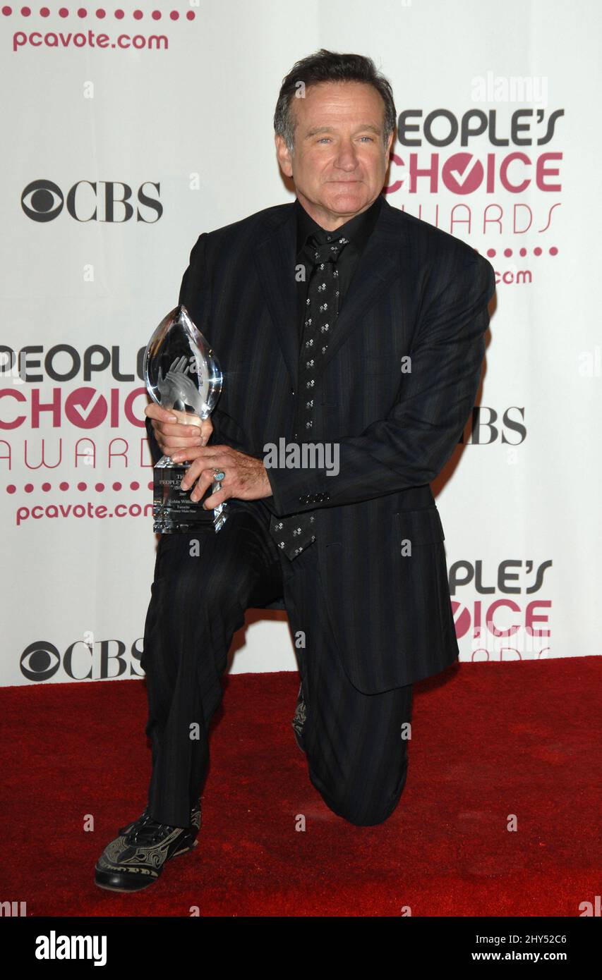 DATEI-FOTO: Robin Williams stirbt mit 63 Jahren. 9. Januar 2007 Los Angeles, Ca. Robin Williams 33. Annual People's Choice Awards im Shrine Auditorium AFF-USA.com Stockfoto