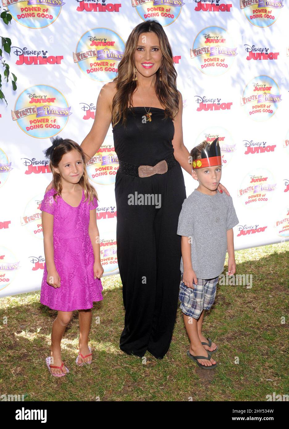 Jillian Barberie besucht die Disney Junior's 'Pirate and Princess: Power of Doing Good€ Tour im Brookside Park Stockfoto