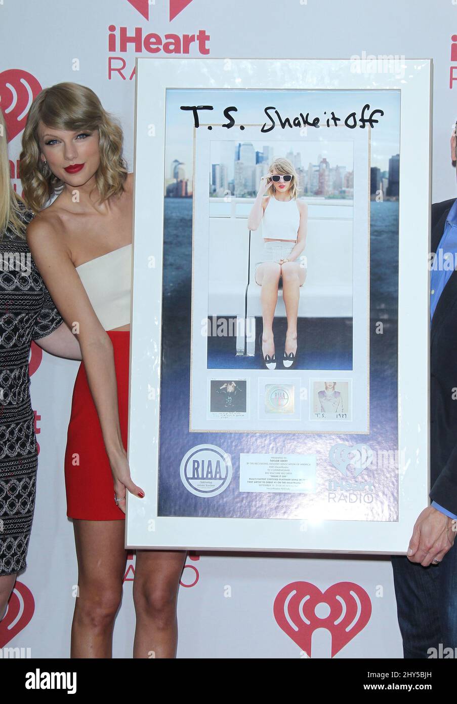 Taylor Swift beim iHeartRadio Music Festival in Las Vegas, Nevada. Stockfoto