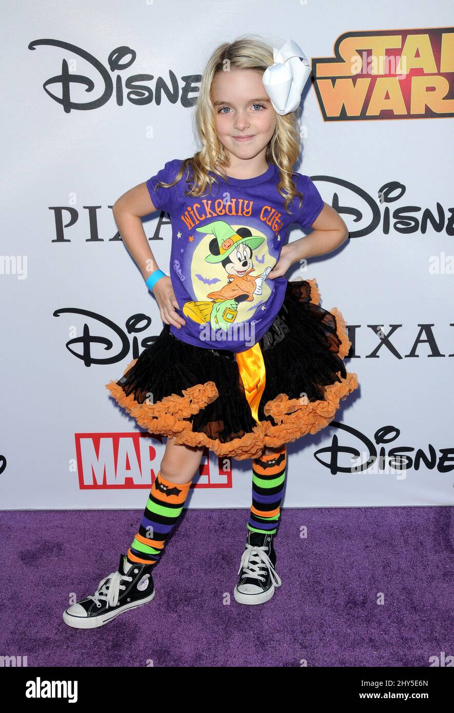 McKenna Grace nimmt an Disney's VIP Halloween-Veranstaltung Teil, die auf dem Disney Consumer Products Campus, Glendale, Ca, 1. Oktober 2014 stattfindet. Stockfoto