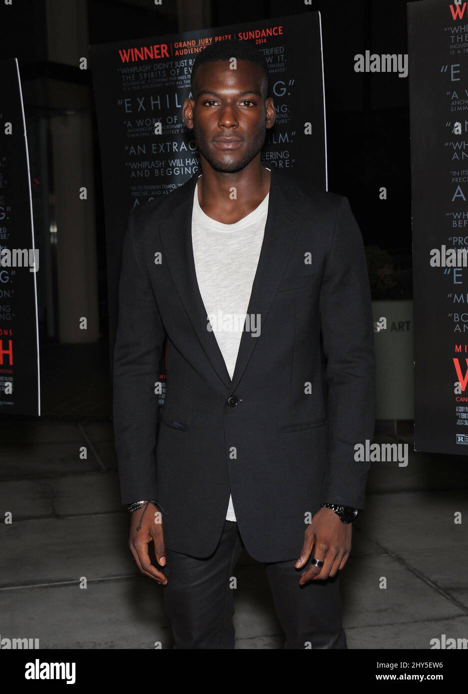 Kofi Siriboe nimmt an der Whiplash Premiere in Los Angeles Teil Stockfoto