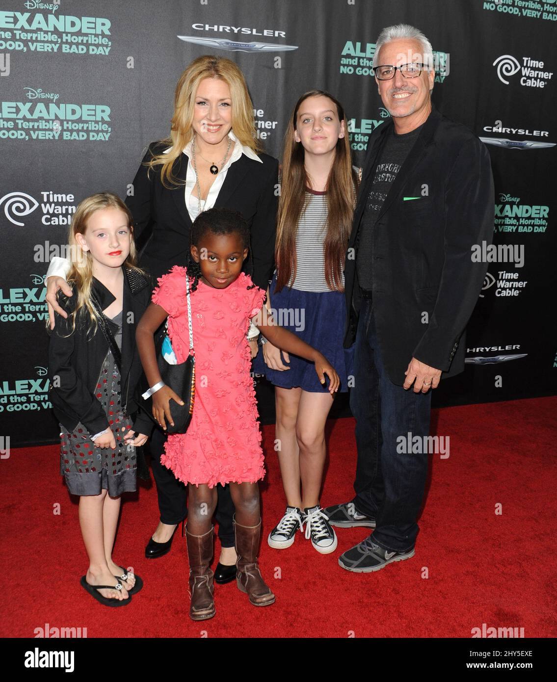 Joely Fisher nimmt an der Premiere von „Alexander and the terrible, Horrible, No Good, Very Bad Day“ in Los Angeles Teil Stockfoto