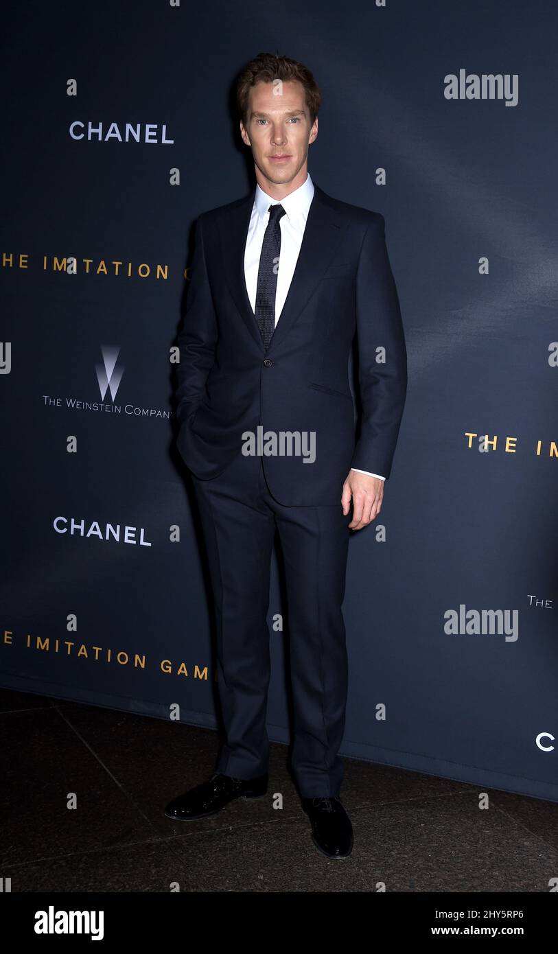 Benedict Cumberbatch nimmt an der Vorführung „The Imitation Game“ in Los Angeles Teil Stockfoto