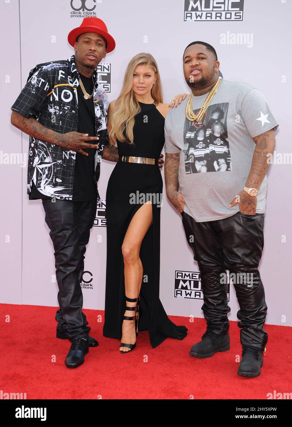 Fergie nimmt an den American Music Awards 2014 im Nokia Theater Teil Stockfoto