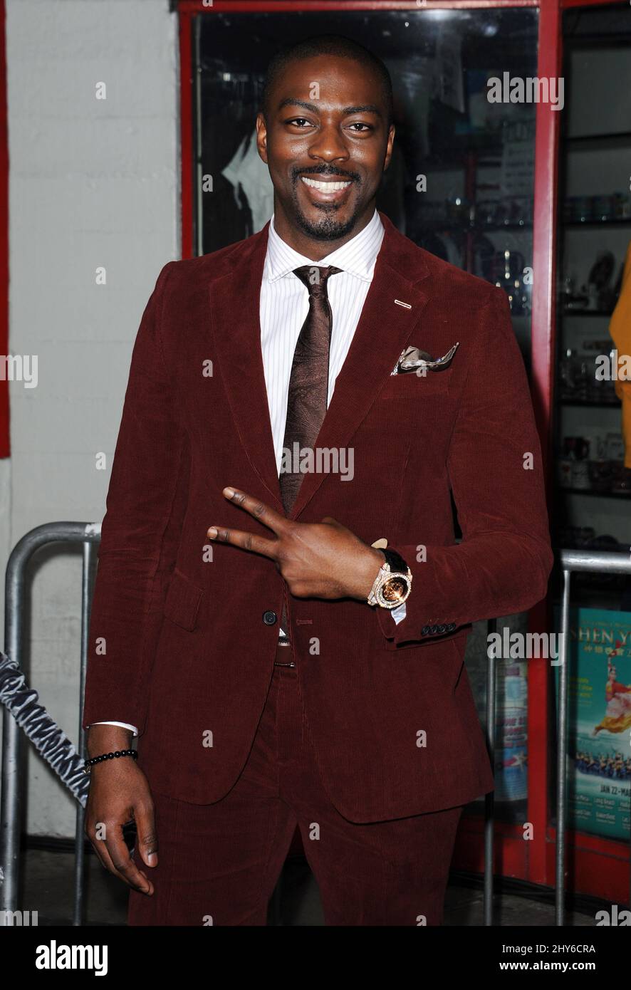 David Ajala bei der Premiere von „Jupiter Ascending“ in Los Angeles Stockfoto