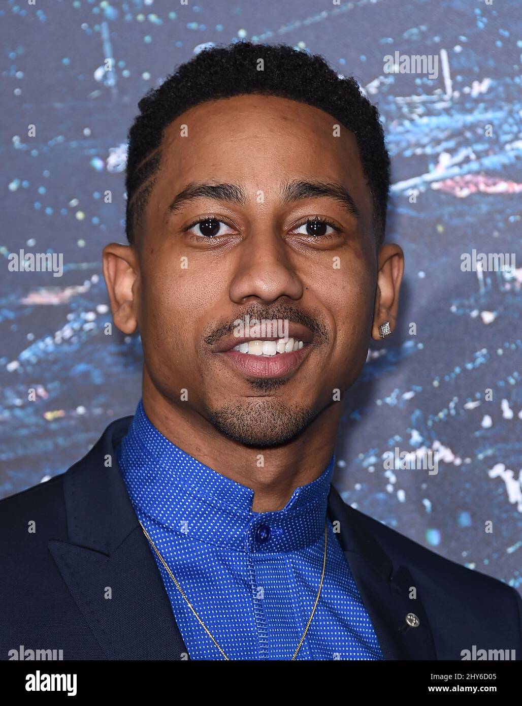 Brandon T. Jackson bei der Premiere von „Jupiter Ascending“ in Los Angeles Stockfoto