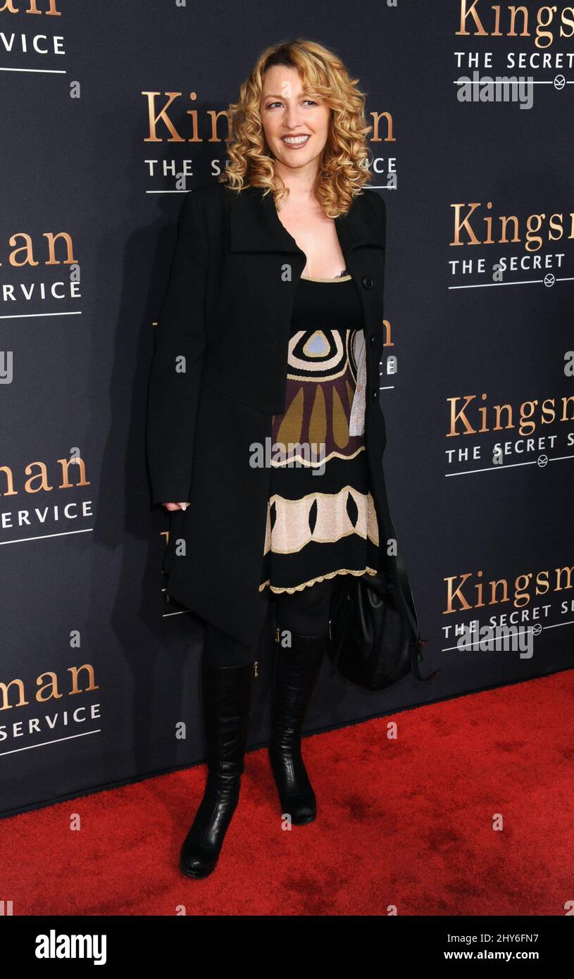 Jane Goldman bei der Weltpremiere von „Kingsman: The Secret Service“ im SVA Theater Stockfoto