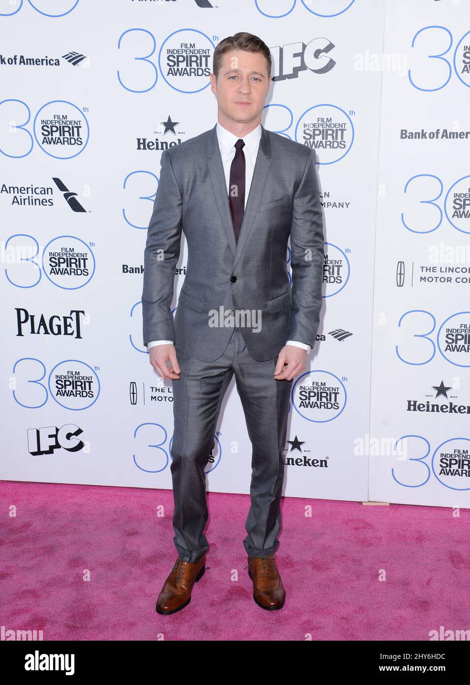 Benjamin McKenzie nimmt an den Film Independent Spirit Awards 30. am Santa Monica Beach Teil Stockfoto