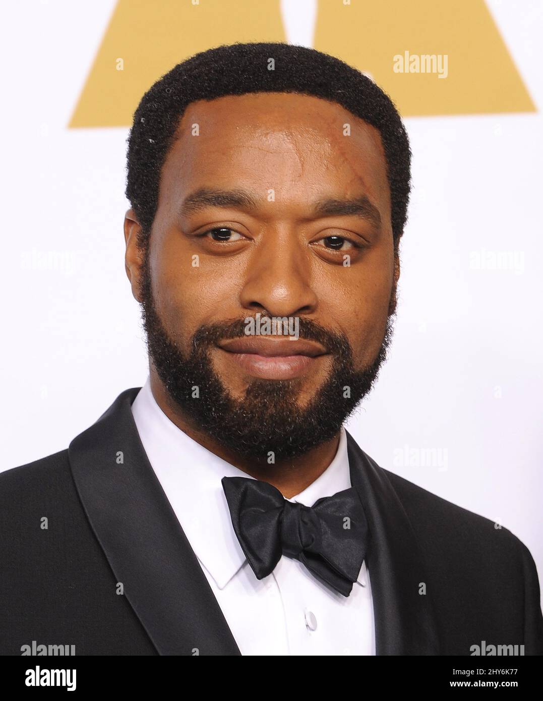 Chiwetel Ejiofor im Presseraum der Academy Awards 87. Stockfoto