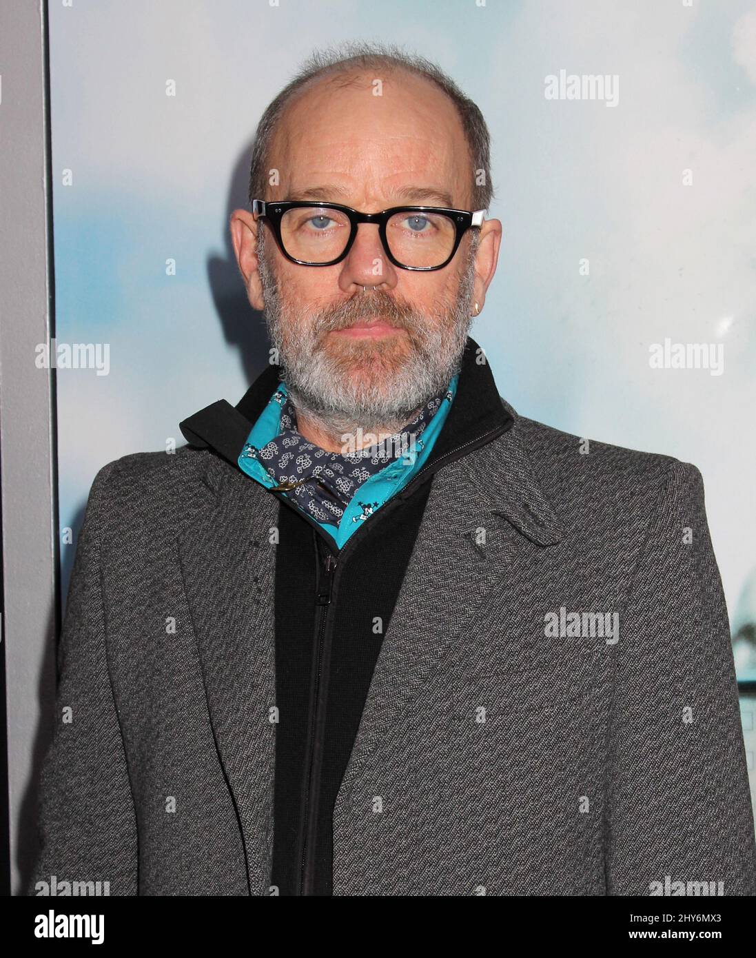 Michael Stipe bei der Chappie-Premiere in New York Stockfoto