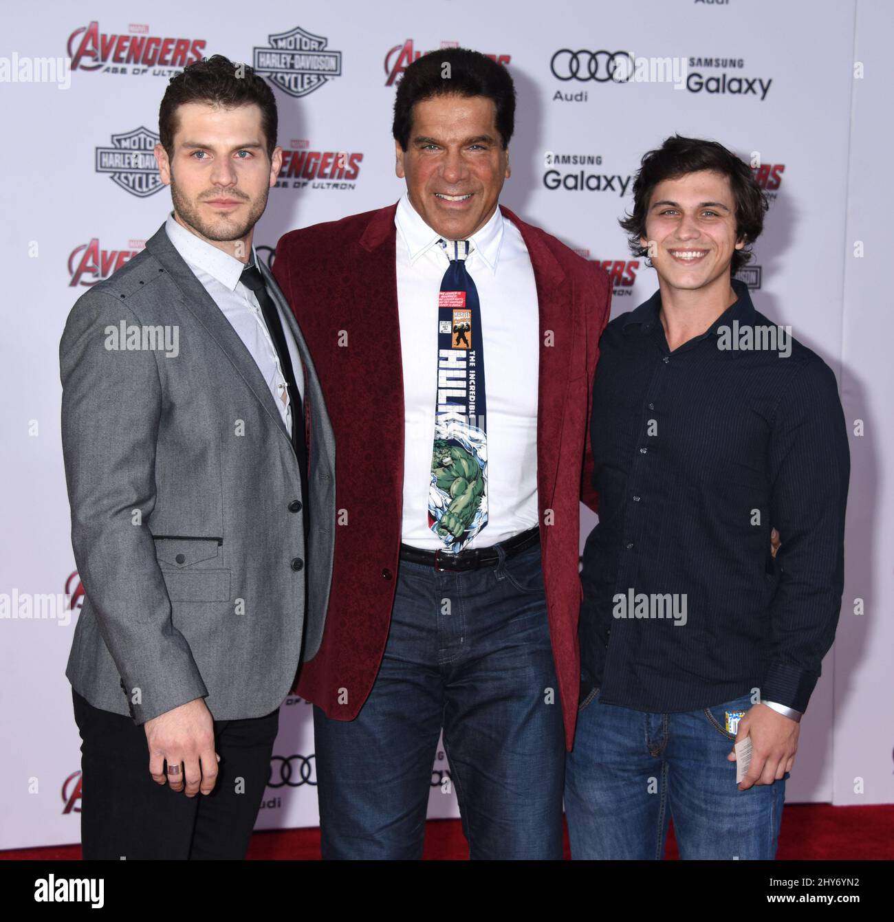 Lou ferrigno jr and brent ferrigno Fotos und Bildmaterial in hoher